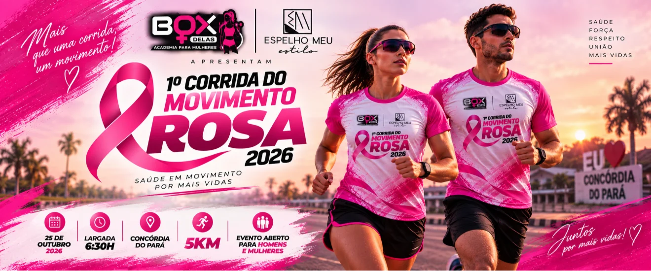 1ª CORRIDA DO MOVIMENTO ROSA 2026