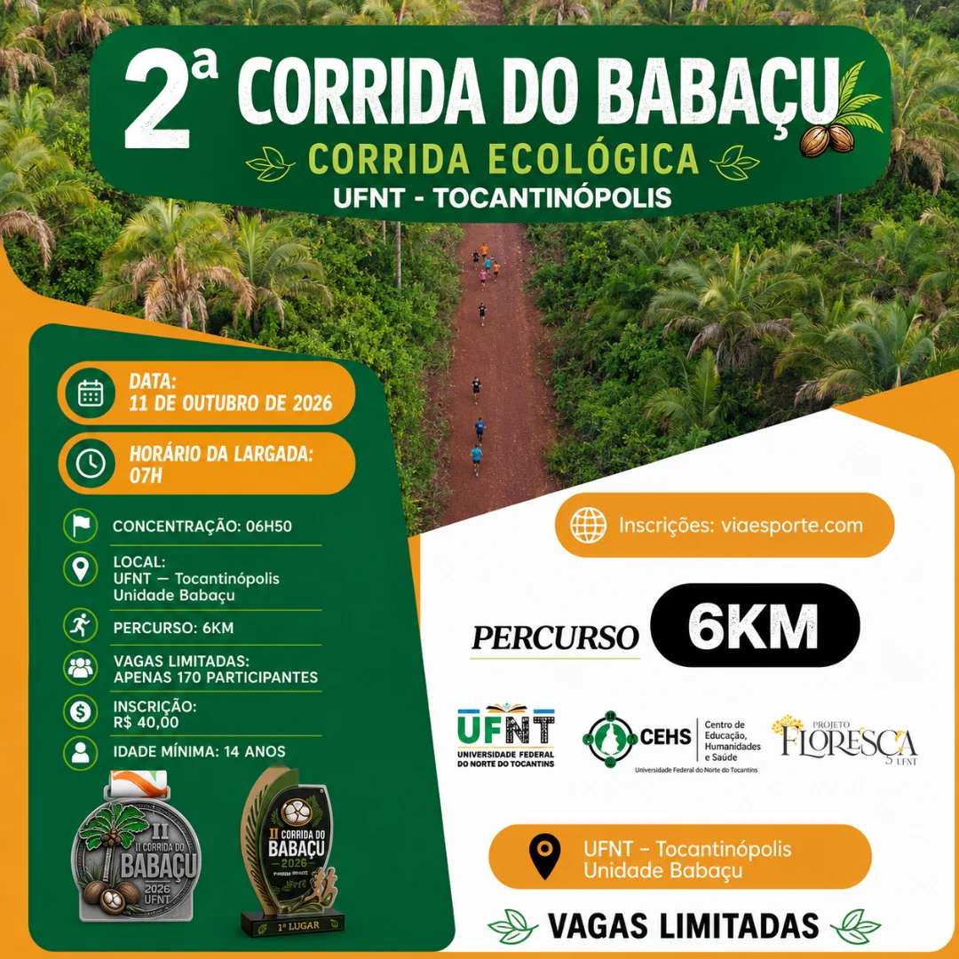 2ª CORRIDA DO BABAÇU DA UFNT