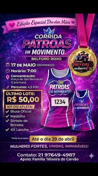 Patroas em Movimento Rosa